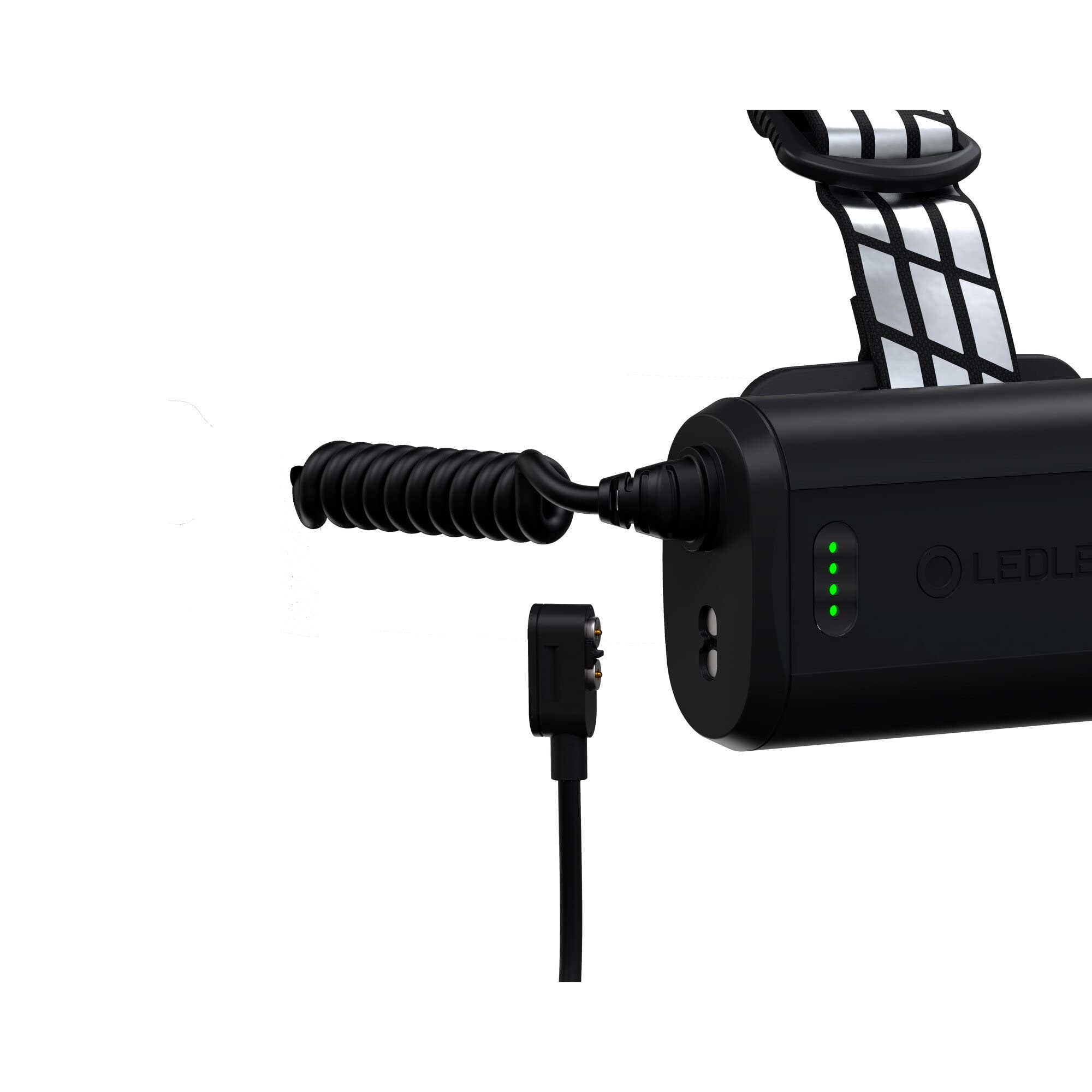 Ledlenser H19R Signature Premium latarka czołowa LED, ładowalna, z czerwonym światłem, IP67, 4000 lumenów, pilot zdalnego sterowania Bluetooth, zasięg światła 330m, magnetyczny kabel USB do ładowania