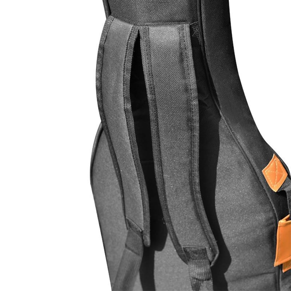 Azull Estuche Impermeable para Instrumentos Musicales de 46 Pulgadas, con Correas Dobles, Acolchado, Mochila para Instrumentos Musicales, Bolsa para Bajos Eléctricos de 46 Pulgadas