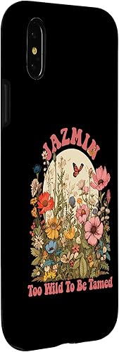 Miniatura 6 de iPhone 14 Pro JAZMIN Name Cute Retro Girls Wildflower JAZMIN Name Case