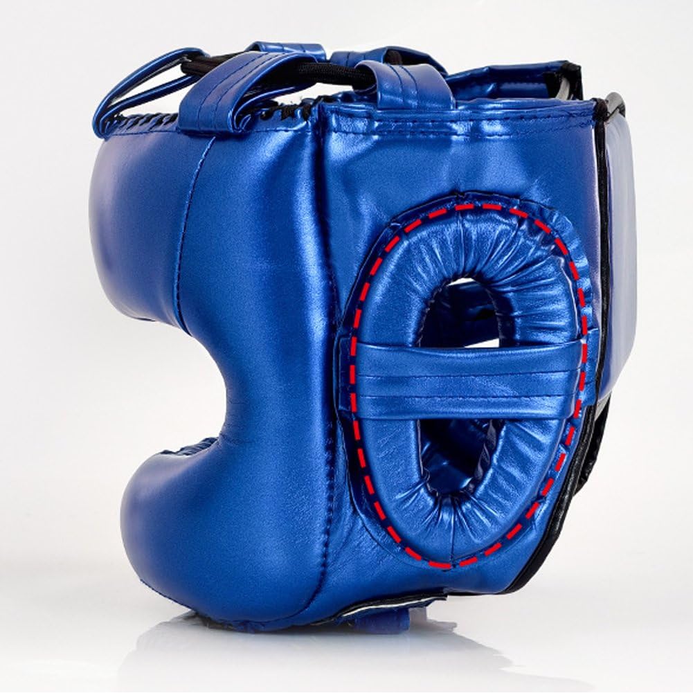 Kask bokserski, sprzęt treningowy MMA, kask sparingowy Muay Thai, regulowany kask taekwondo dla praktykujących kickboxing, młodych dorosłych (mężczyźni).