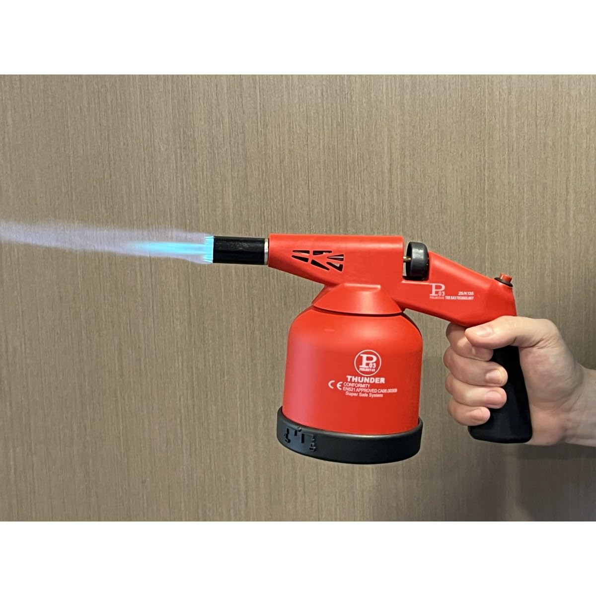 PROWELTEK - Lampa gazowa 1760 W + 4 wkłady gazowe Zastosowanie 360° - Palnik gazowy z akumulatorem elektronicznym