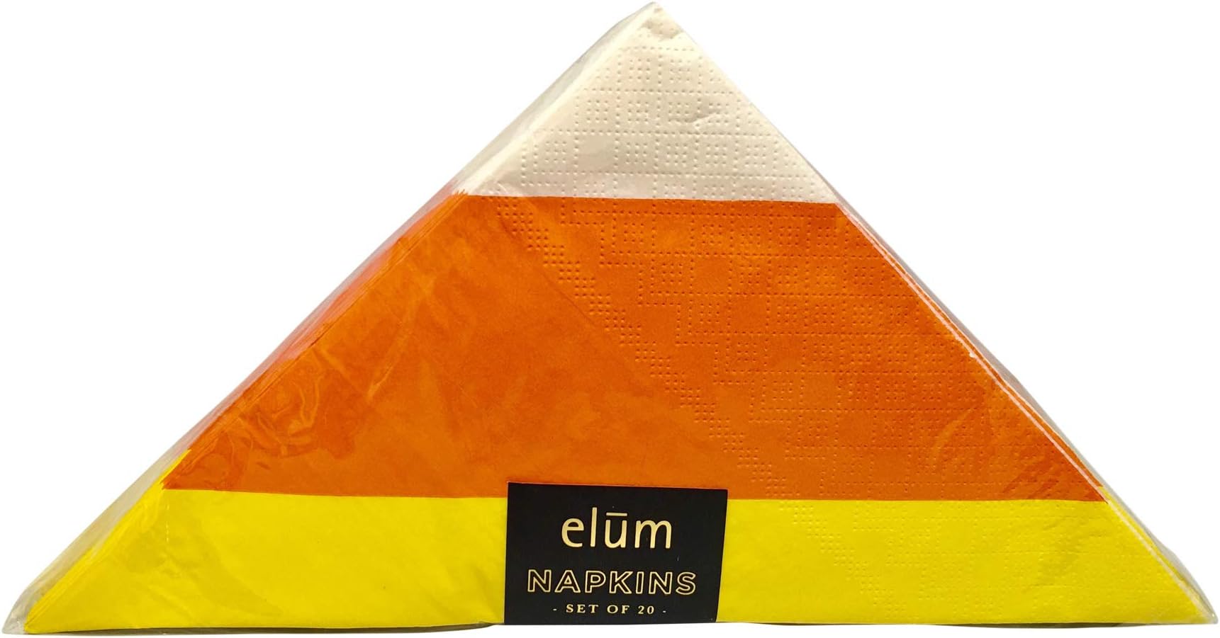 Elum Candy Corn Paper Napkins- set of 20