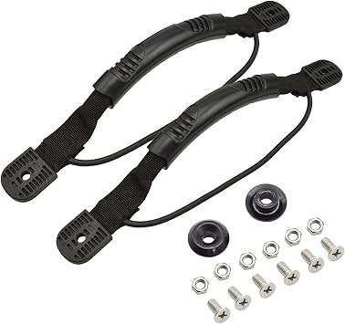 Kayak Kayak Plastic Handle with Screws Canoe Nylon Webbing Handle Handle Fixed Buckle Set
