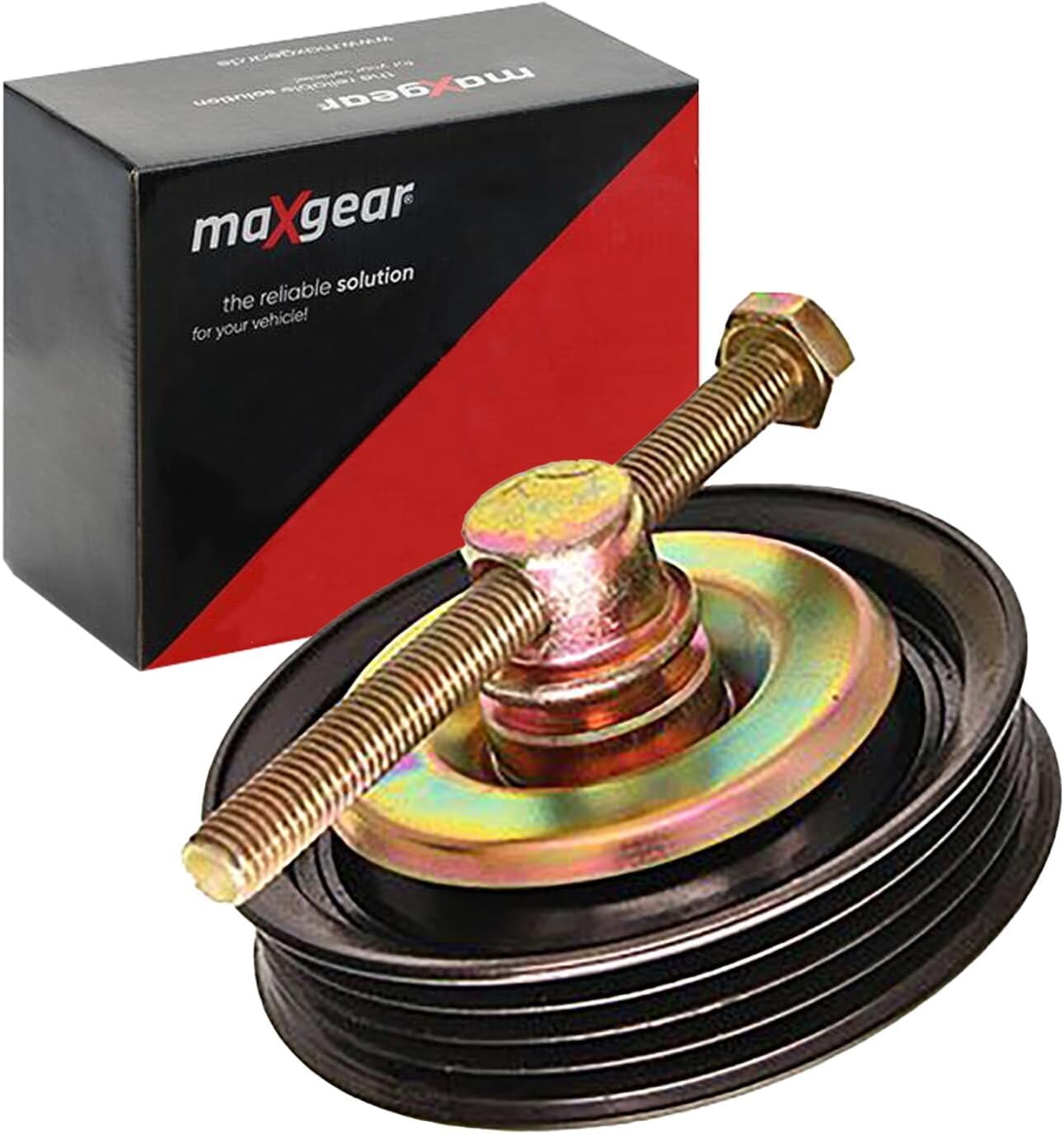 MAXGEAR Tensioner Pulley V-Ribbed Belt 54-2093 NP300 Navara Pickup (D40) 12 mm 80 mm