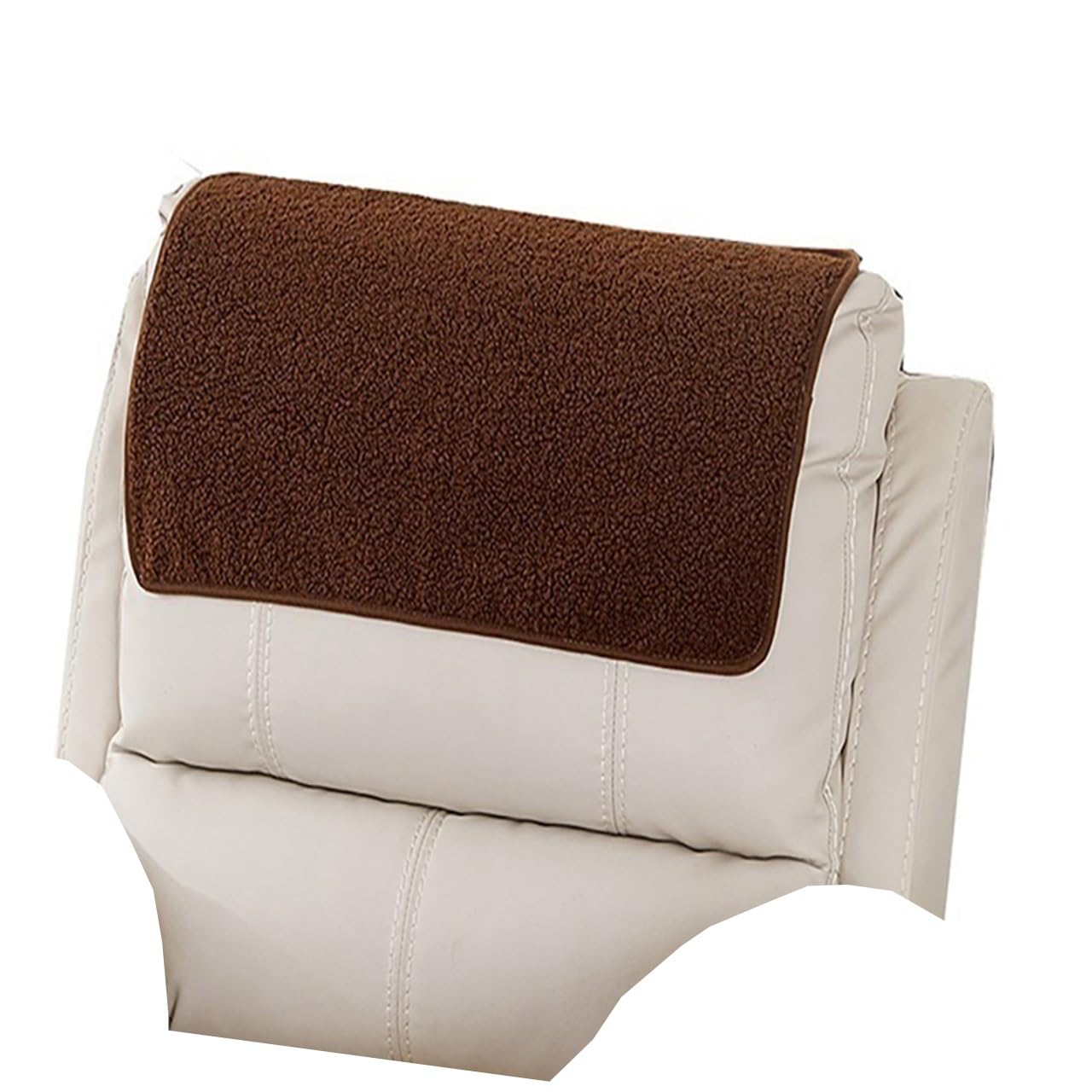 Miecoae Sofa Armchair Covers Armrest Headrest Slipcovers Recliner Chair Arm Cover Armchair Cover for Leather Sofa Couch Protector(1880,No Pocket 1 piece)