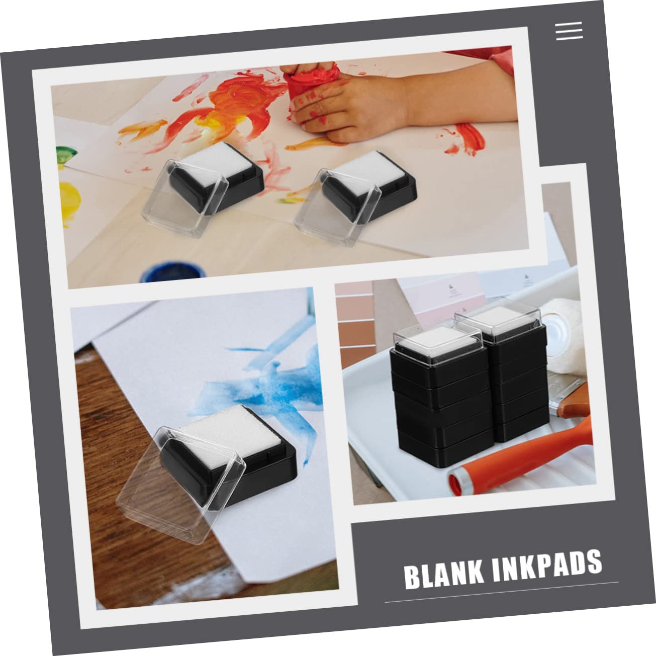 80pezzi Tamponi per Timbri Te Cuscinetti Inchiostrati per Scrapbooking e Creativi Colorazione Facile e Duratura
