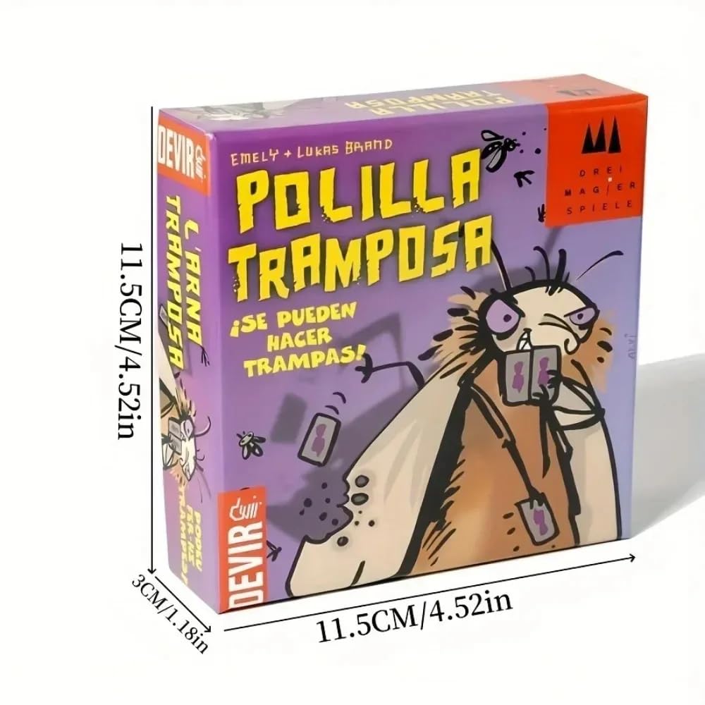 Polilla Tramposa, Juego de Cartas, Juego de Mesa para Niños, Party Game, Juego Rápido para Todas Las Edades y Fiestas — view 6