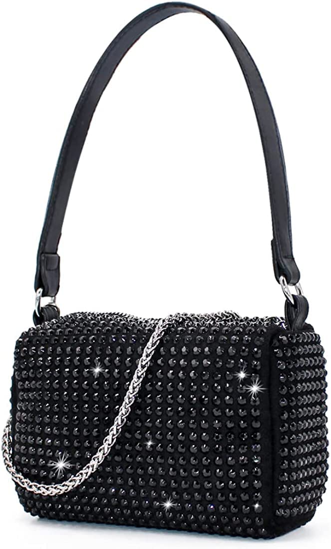 JAPKAUR Evening Clutch Handbags for Women trendy Latest Girls Sparkling Chain Crossbody sling Bag Ladies Purse Wallet for Party (B0C1GQZV18) Amazon Price History, Amazon Price Tracker