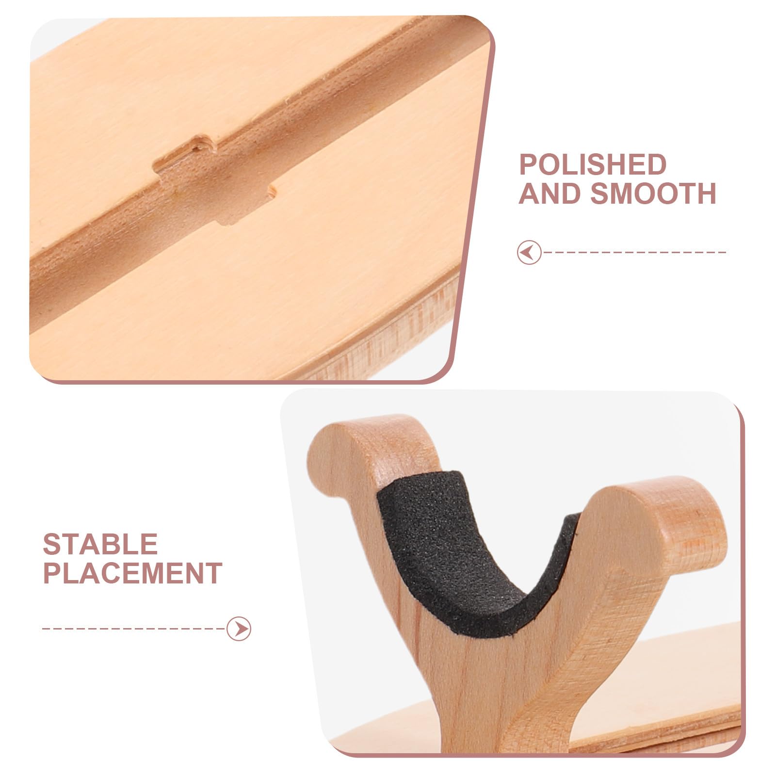 Support pour ocarina : Présentoir en bois pour ocarinas à 12 trous - Socle pour harmonica - Accessoires pour flûte (rangement et présentation)