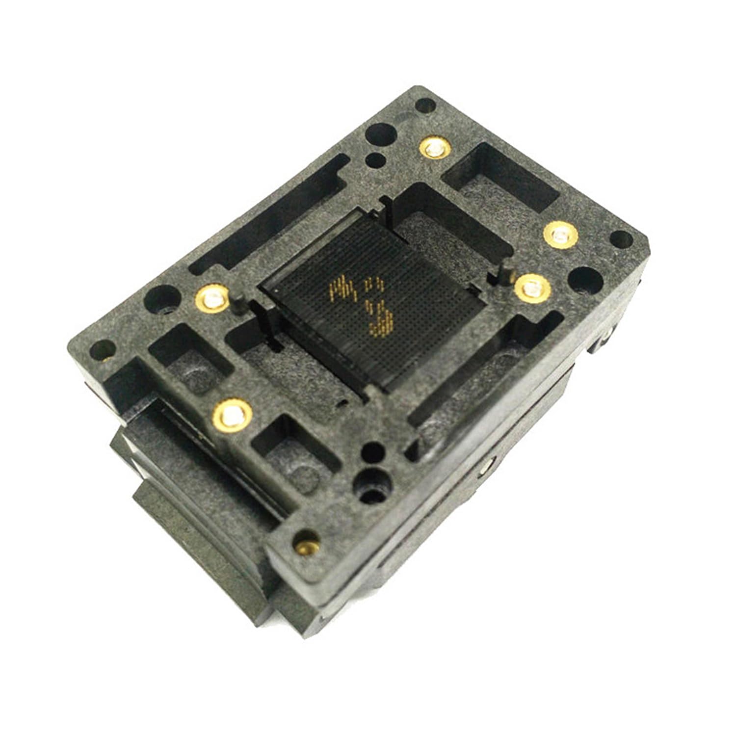Wiring Connecting Terminals - BGA88 Clamshell Burn in Socket Pitch 1.0mm IC Size 14 * 18mm BGA88(14 * 18)-1.0-CP01NT BGA88 VFBGA88 Burn in Programmer Socket