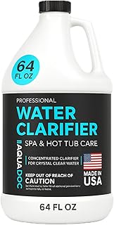AquaDoc Spa Clarifier & Hot Tub Clarifier for Fast Acting Cloudy Water Treatment - 64oz - to Keep Your Spa Clear & Balanced - Made in USA