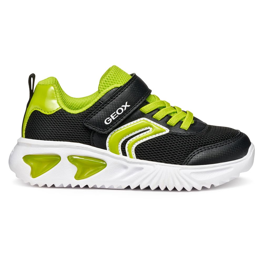 Geox Junior J Assister Boy Sneakers Black/Lime 32_EU
