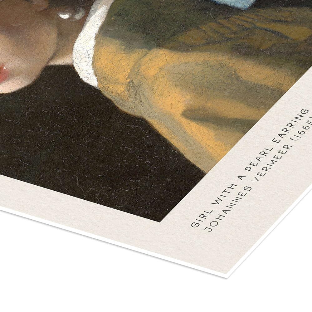 Posterlounge Girl with a Pearl Earring Poster | 90 x 120 cm di Jan Vermeer Quadri Decorazione per pareti