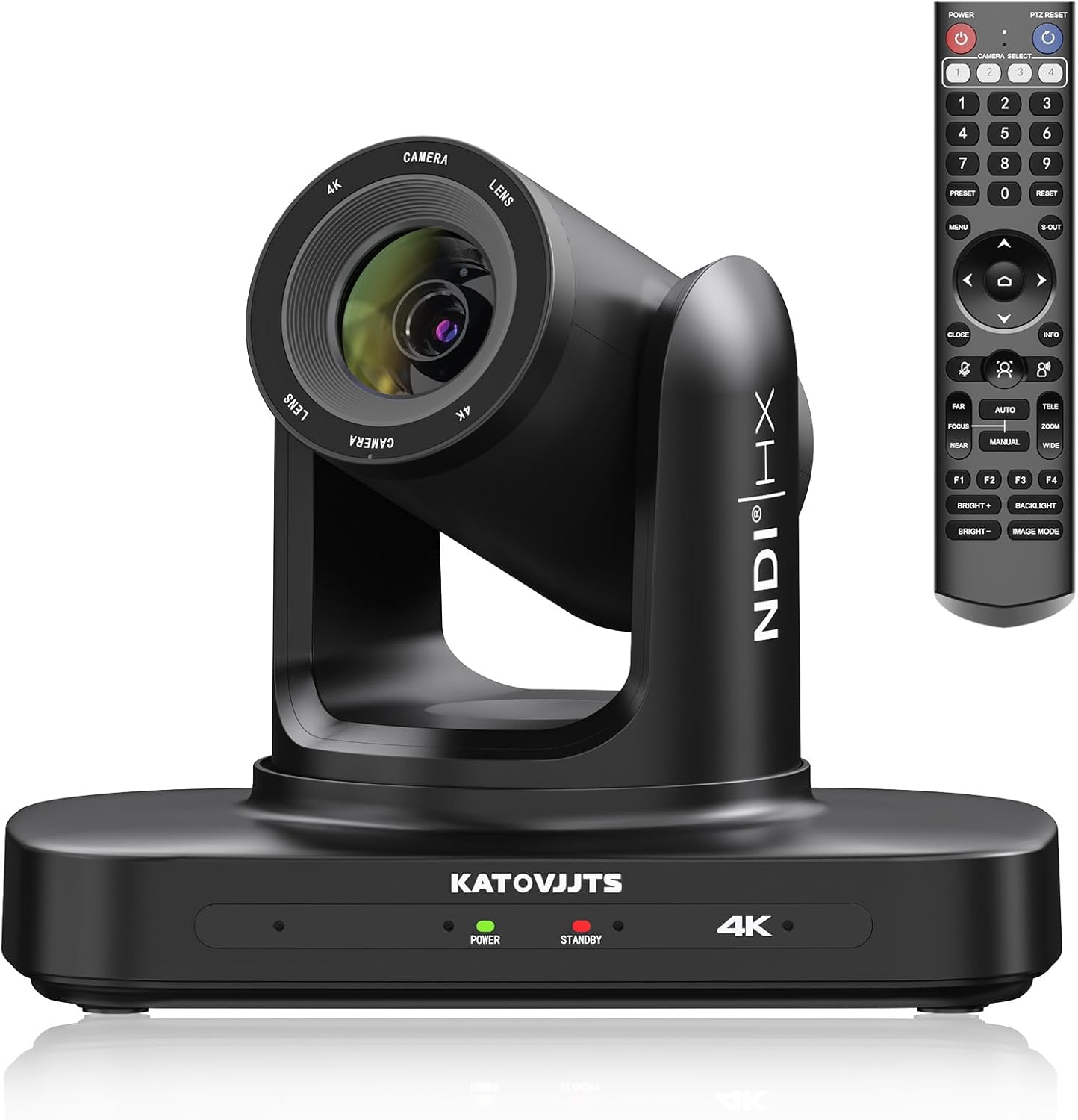 PTZ Camera 4K with 20X Optical Zoom, 4K NDI PTZ Camera with AI Auto Tracking(Gen3),Live Streaming for Church Worship,USB3.0 PoE HDMI IP Work with Vmix,OBS,YouTube,Zoom(NDI License Included)