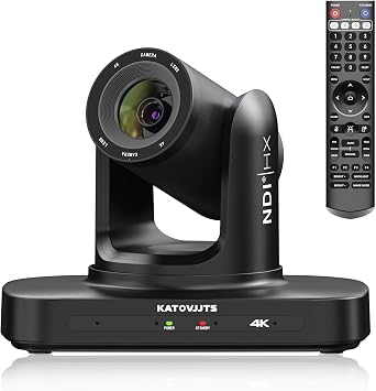 PTZ Camera 4K with 20X Optical Zoom, 4K NDI PTZ Camera with AI Auto TrackingGen3,Live Streaming for Church Worship,USB3.0 PoE HDMI IP Work with Vmix,OBS,YouTube,ZoomNDI License Included