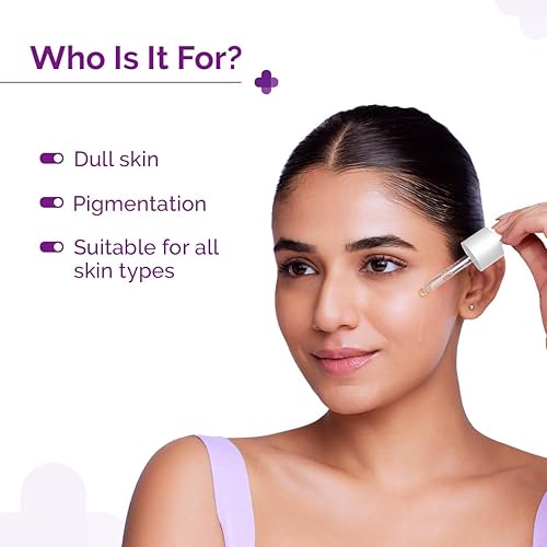 Miniatura 4 de The Derma Co Suero facial con 10% vitamina C  Ayuda a restaurar el brillo natural  Aprieta los poros e hidrata la piel seca y opaca  Suero radiante