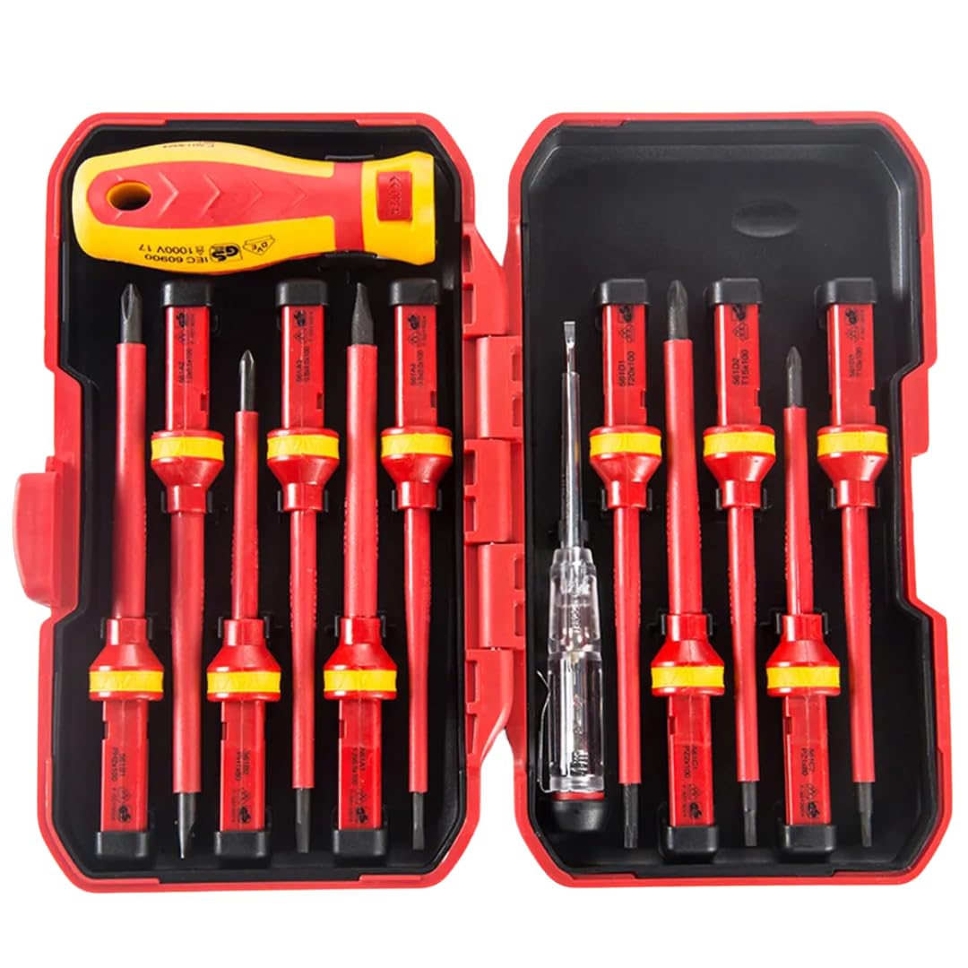 Buy Electrical Screwdriver Set, Insulated VDE Screwdriver Set Including