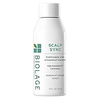 Vista 1 de Biolage Scalp Sync Anti-Dandruff Shampoo - Controls Itchy Scalp, Deeply Cleanses Hair, Moisturizing Dandruff Treatment, With Zinc Pyrithione, Vegan