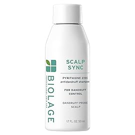 Biolage Scalp Sync Anti-Dandruff Shampoo - Controls Itchy Scalp, Deeply Cleanses Hair, Moisturizing Dandruff Treatment, With Zinc Pyrithione, Vegan & Cruelty-Free, 1.7 FL Oz