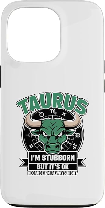 iPhone 13 Pro Taurus Zodiac Sign Star Astrology Birthday Horoscope Case
