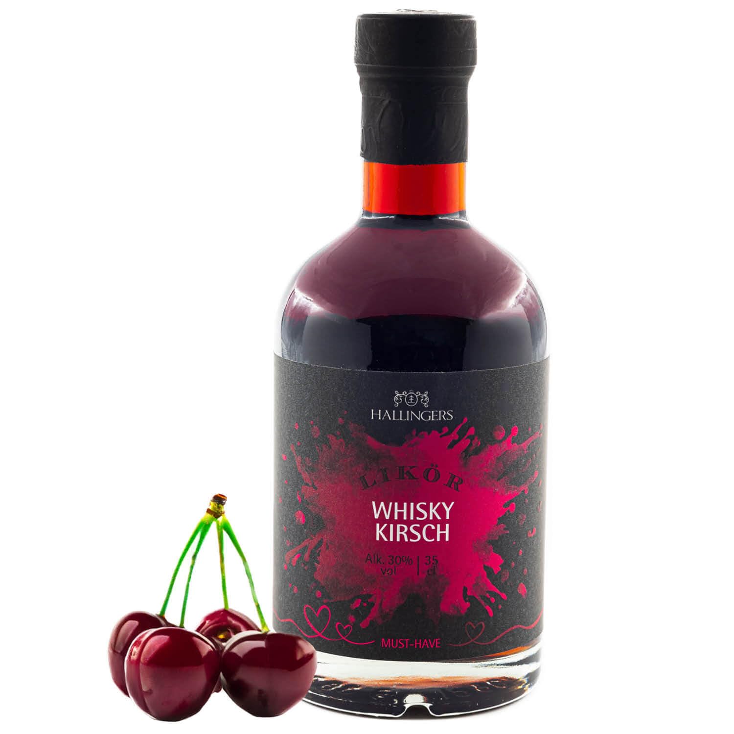 Hallingers Genuss Manufaktur Premium Kirsch-Whisky-Likör