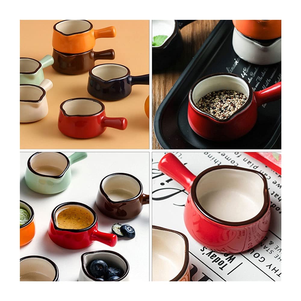 Ceramiczne miseczki na sosy Ceramic Seasoning Dishes Multicolor 8x5x3cm(Groen)
