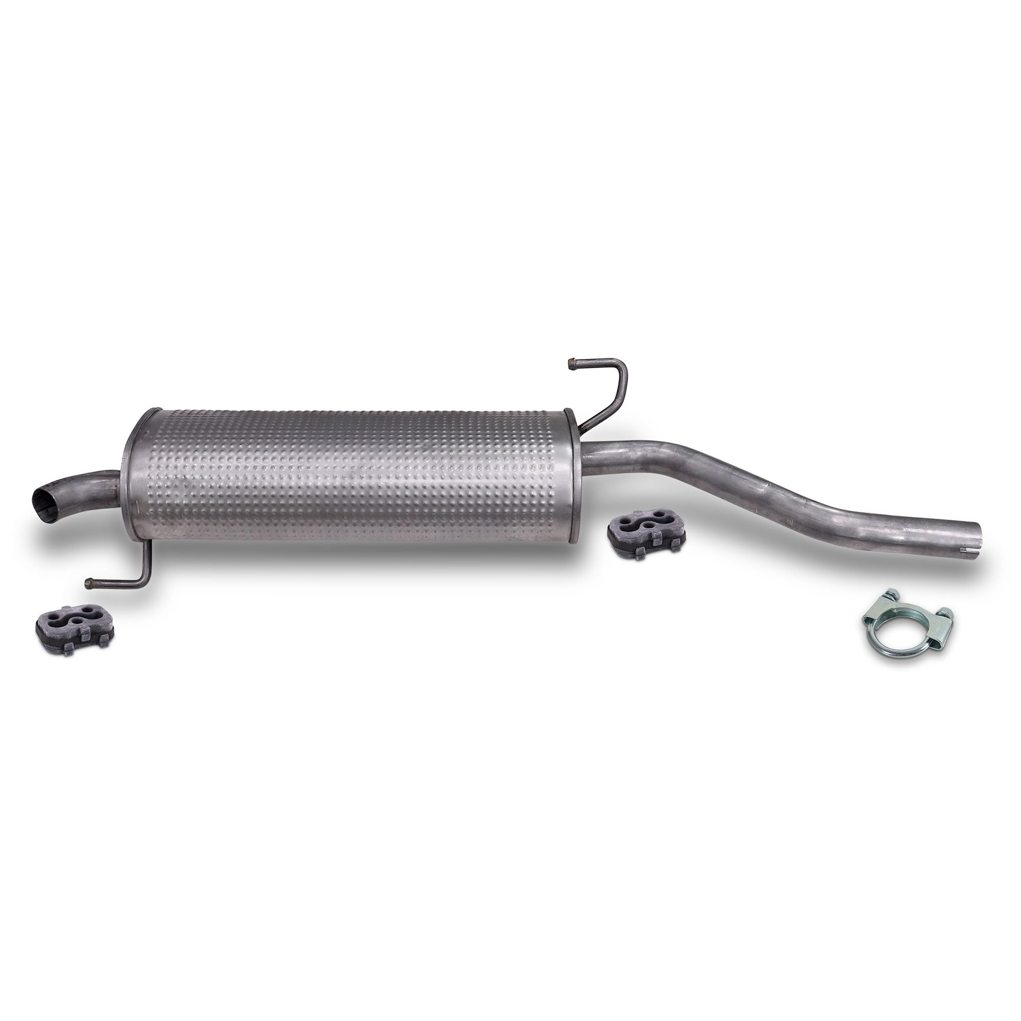 ATEC Germany Auspuff Schalldämpfer Set 1x Endschalldämpfer, 2x