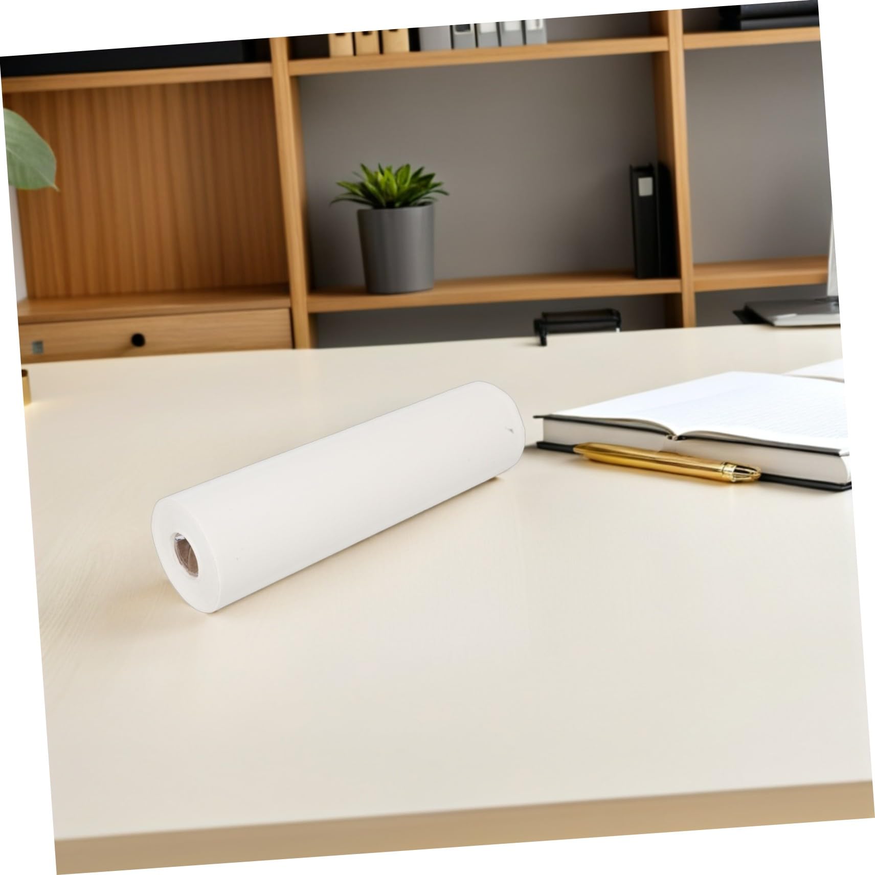 Operitacx Rollo de Papel Xuan 35 Cm X 50 M para Caligrafía China y Pintura Tradicional, Papel Semicrudo de Color Claro Grueso, Arte DIY y Proyectos de Pintura, Adecuado para Artistas