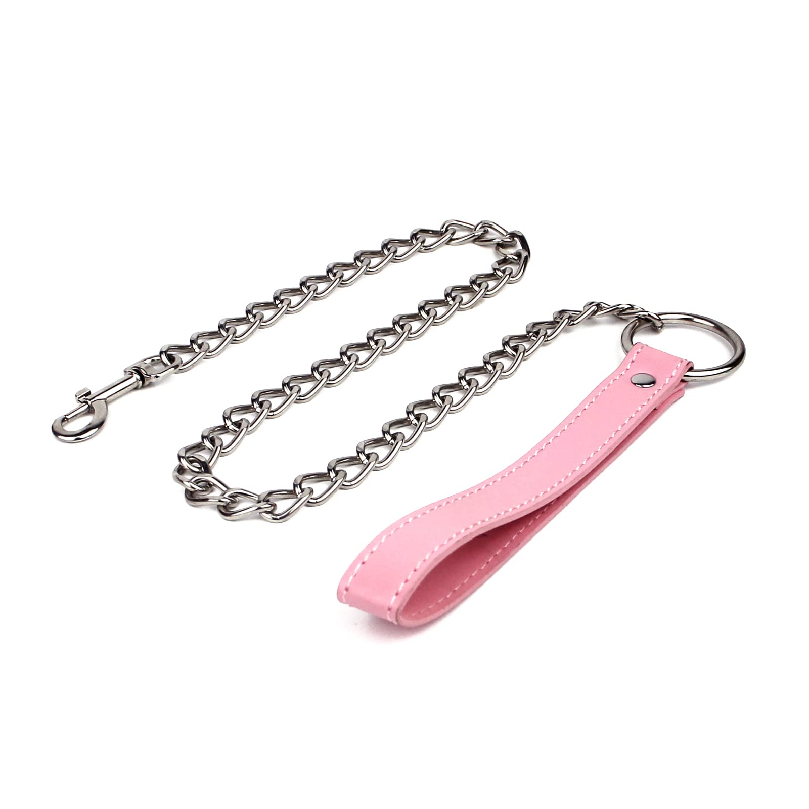 Collier ras du cou en cuir ajustable qui ne serre pas la gorge - 2