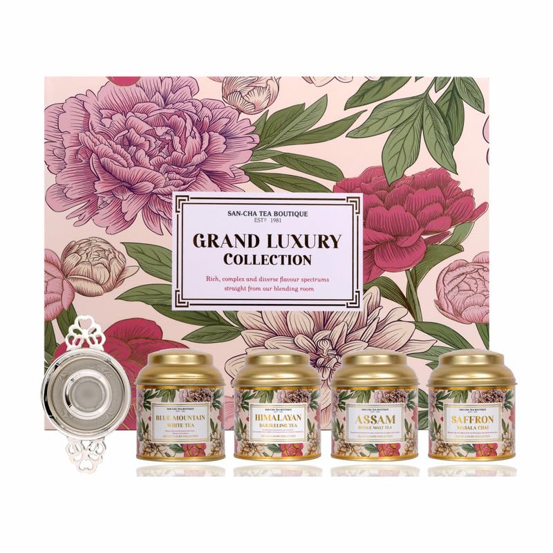 175gm Leaf Tea ( Pack of 4) + Strainer
