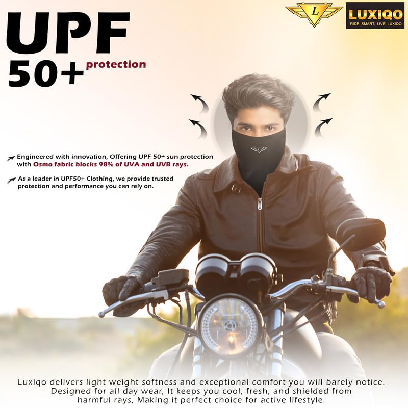 Image of Osmo Fibre Bandana for Men & Women-Made with Advanced Osmo Fibre,Ultra-Soft,Breathable, Odour-Resistant & UPF50+ UV Protection Multi-Use Neck Scarf,Headband,Face Mask,Beanie