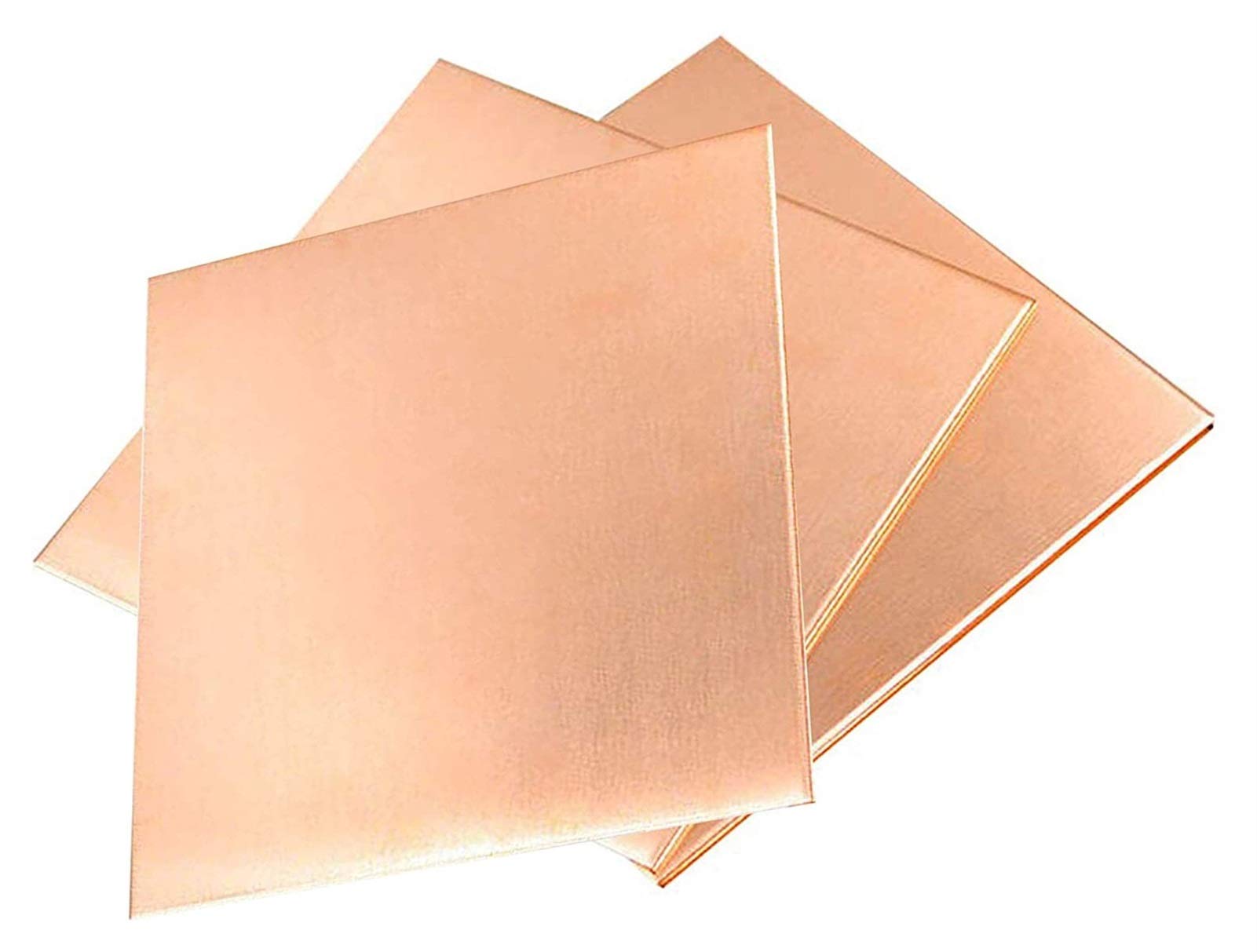 Arkusz mosiężny Płyty mosiężne Arkusze do rękodzieła DIY Dekoracja Hobby Płyta mosiężna Czysta miedziana blacha Folia 2X 200 X 200 mm Cięta miedziana blacha (3 szt.) czysta miedziana folia (Rozm