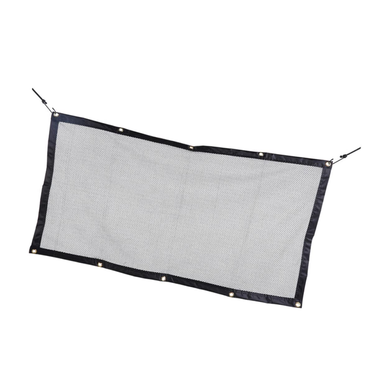 Garneck Dog Safety Fence Pet Mesh Barrier Car Separation Net Easy to Set up for Pet Travel