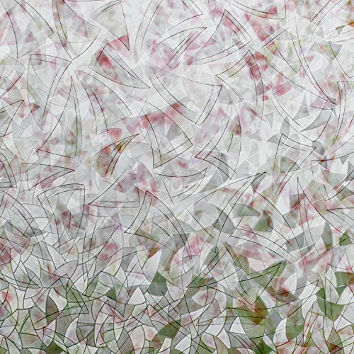 Brewster Home Fashions Pf0706: Brushstrokes Sidelight Premium Window Film, 11.5 In By 78 In, Multi #TOP20