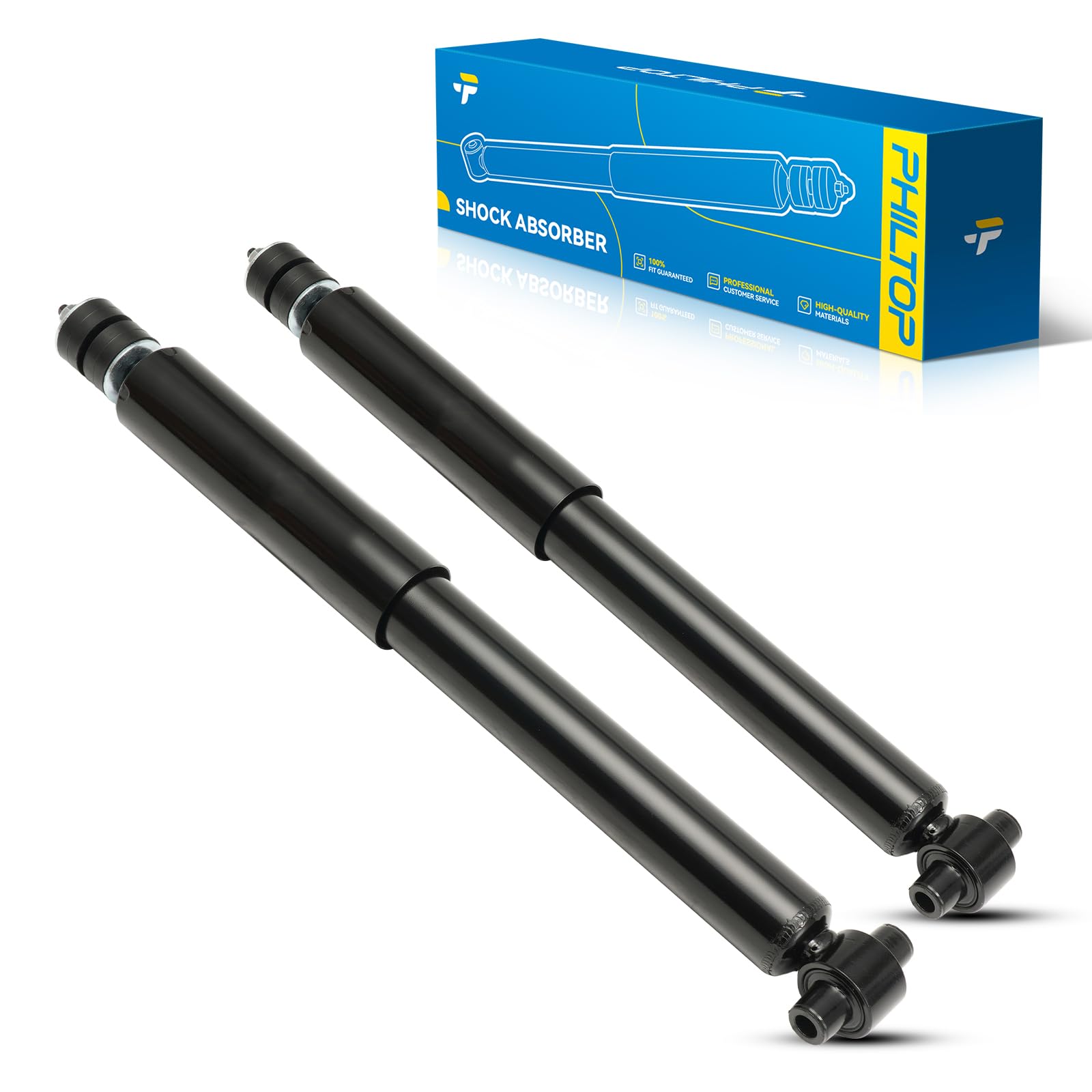 PHILTOP Rear Struts for Town Car 2003-2011, Crown Victoria 2003-2011, Grand Marquis 2003-2011, Marauder 2003-2004, Shock Absorber Complete Suspension 5993*2, Struts with Coil Spring Assemblies SAA996