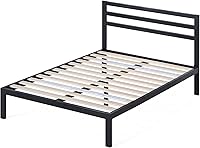 Vista 13 de ZINUS Mia Metal Platform Bed Frame with Headboard, Wood Slat Support, No Box Spring Needed, Easy Assembly, Full Negro