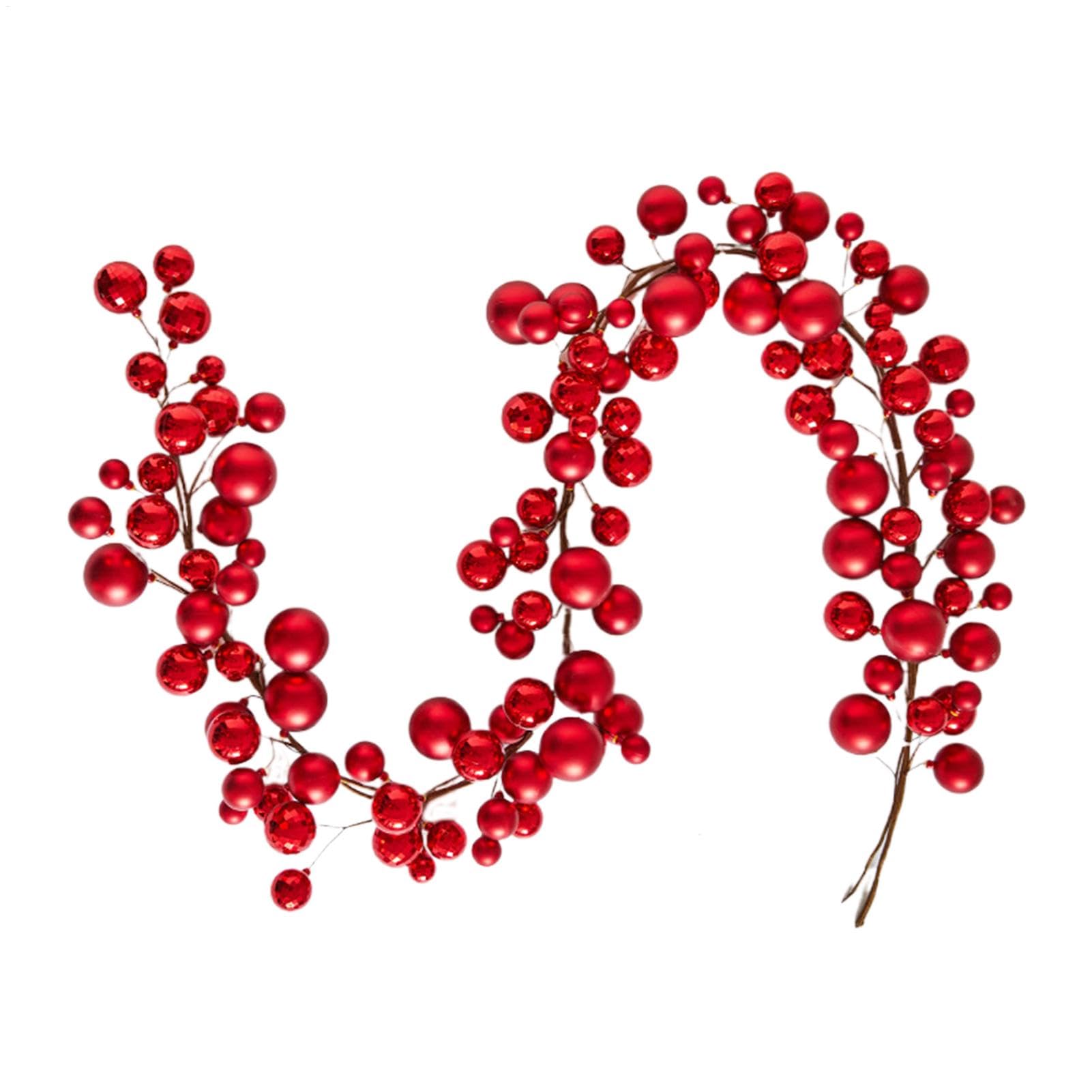 Guirnalda con Bolas para Árbol Navideño Decoración Ajustable