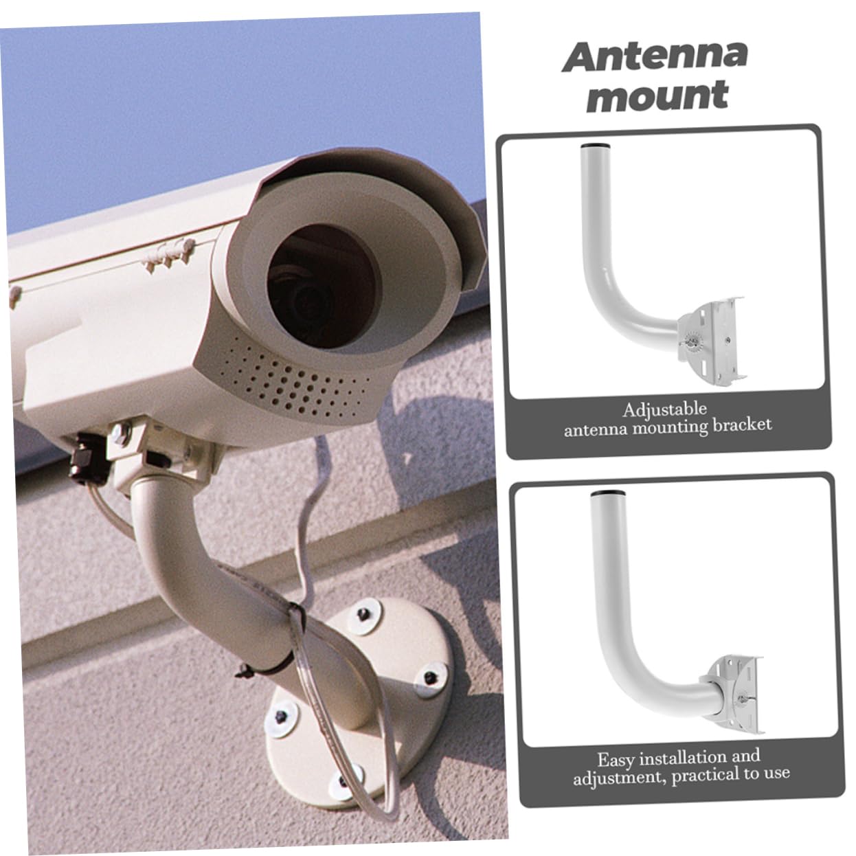 4pièces Support De Mât Pour Installation Extérieure Kit De Pour Wifi Et
