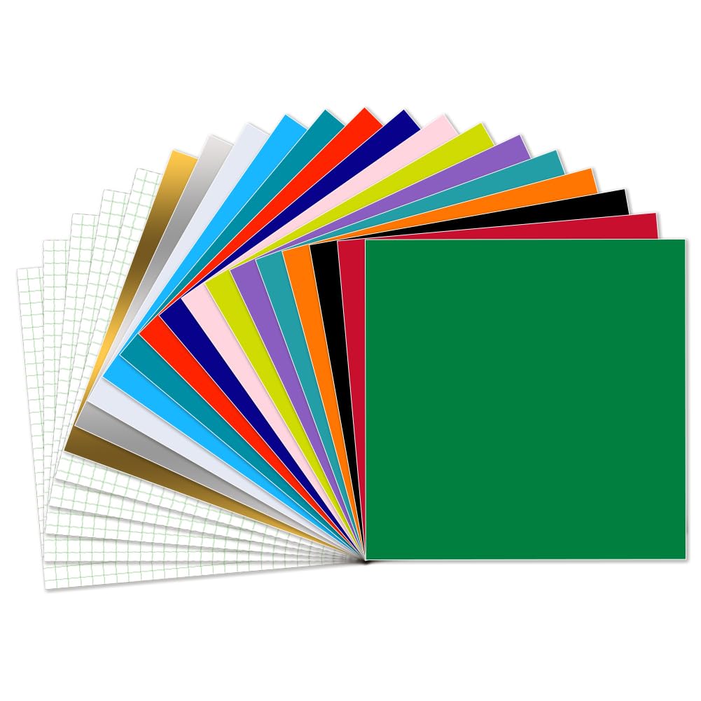 Smart Vinyl Permanent 33 cm x 200 cm, Smart Adhesive Vinyl Permanent for Cricut Explore 3/Maker 3, Self-Adhesive Vinyl Roll, Suitable for Decorating Cups, Planters, Windows (Black)