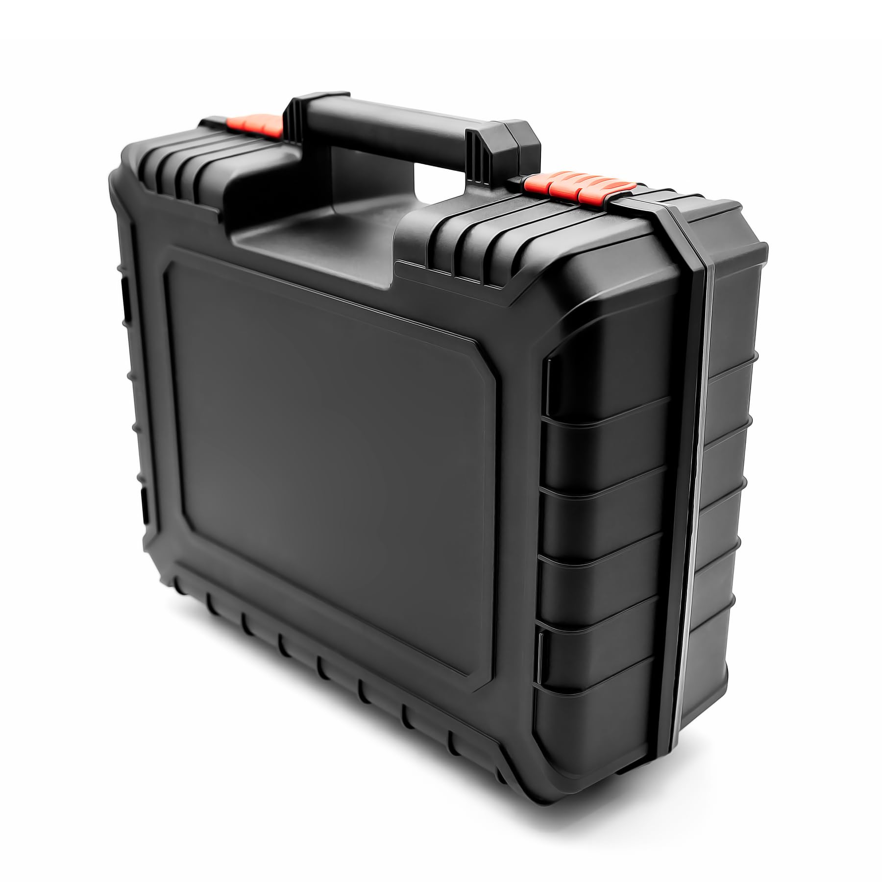 BigDean Maschinenkoffer mit Schaumstoff Einlage leer aus bruchsicherem Kunststoff für sichere Werkzeugaufbewahrung – Werkzeugkoffer Made in Europe