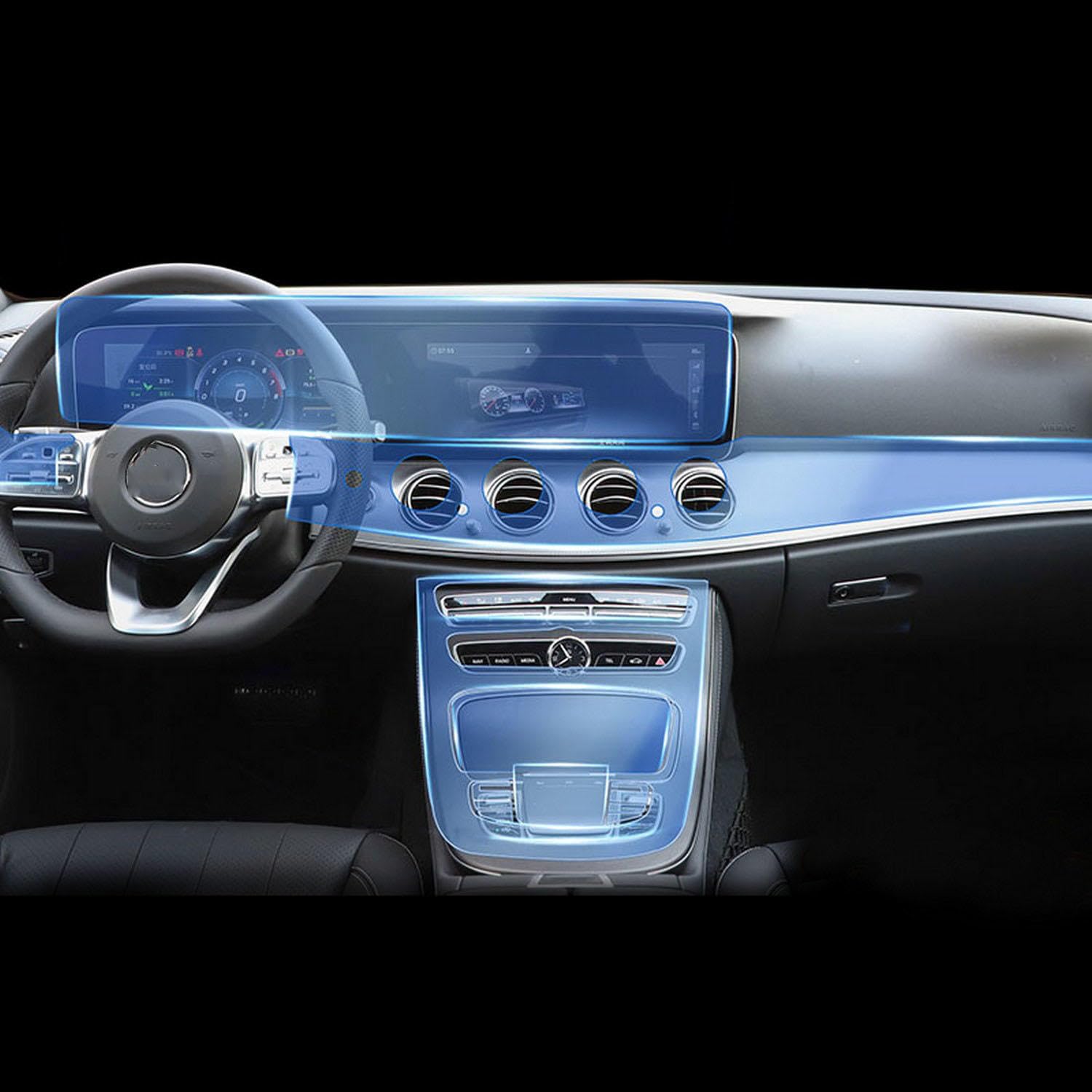 JCAKES Car GPS navigation Protective film LCD screen TPU film Screen protector Anti-scratch，For Mercedes Benz Class-E Coupe W213 2019-2023