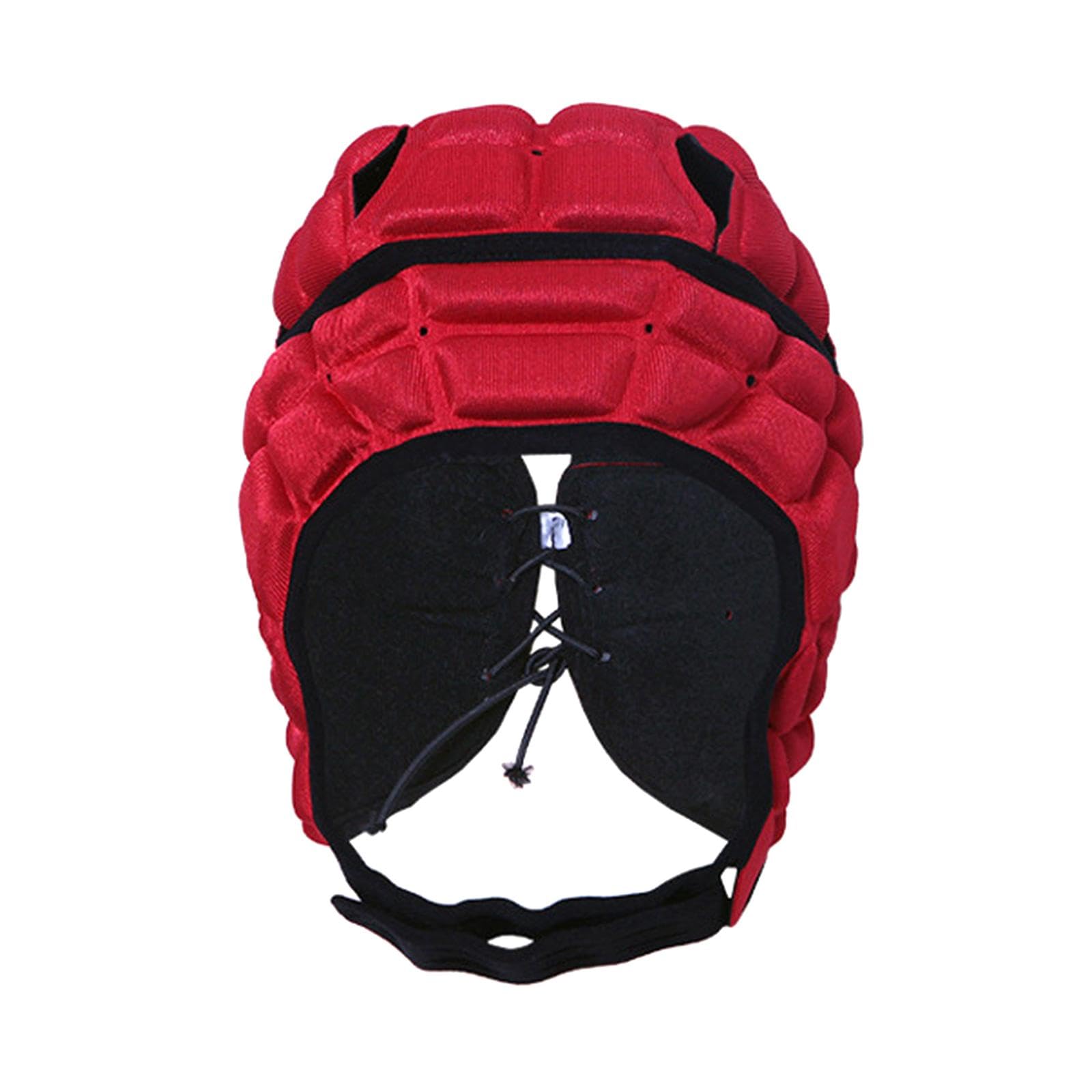 harayaa Kinder-Rugby-Helm, Flagge, Football-Helm, weiche Polsterung, Schutzausrüstung, vielseitige Fußball-Kopfbedeckung für Baseball, Reiten, Sport, Kinder