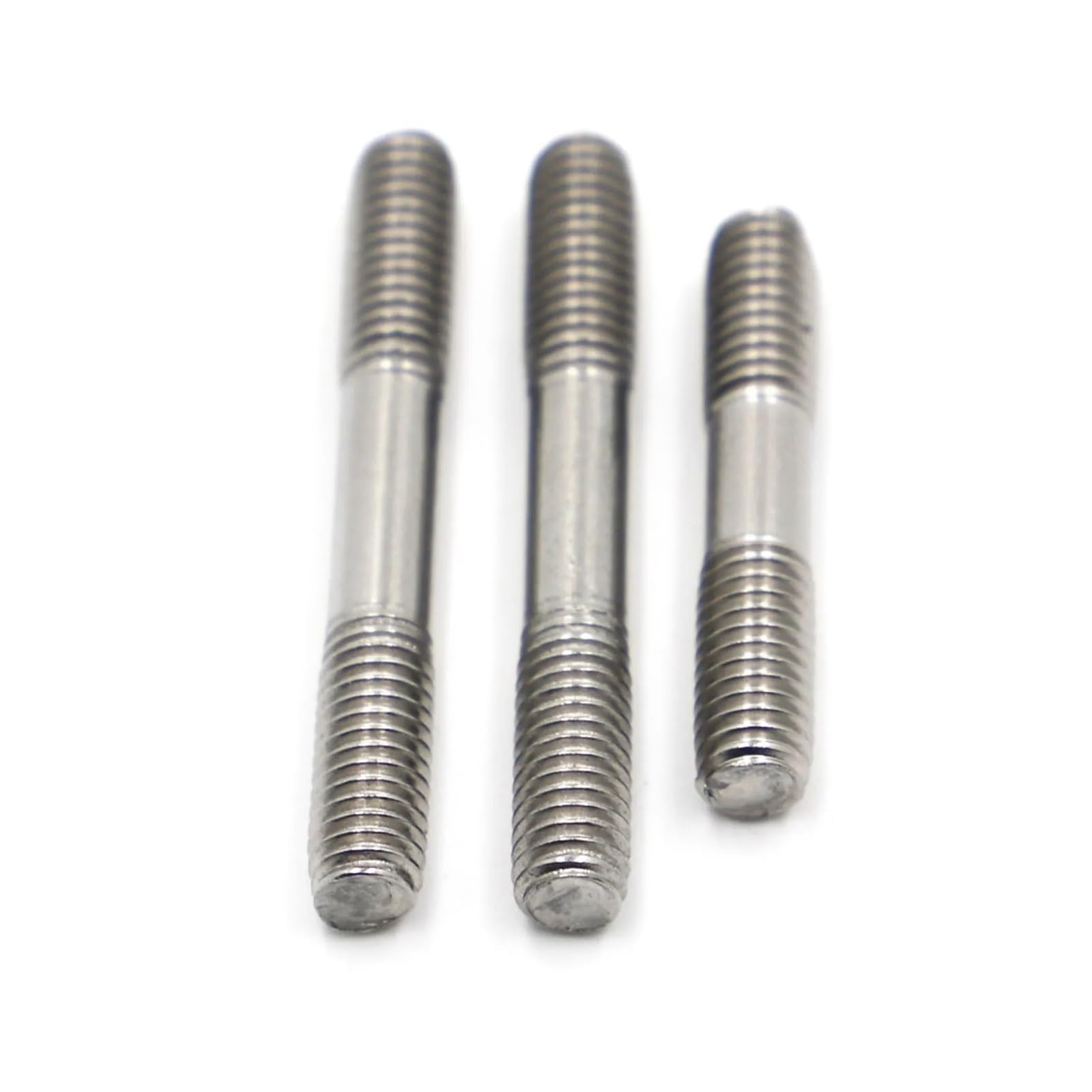 Varilla Roscada Pernos prisioneros de acero inoxidable, varilla tornillo, diente, perno doble cabeza(100mm,M3 5pcs)