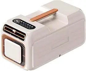 Ar-condicionado e aquecedor portátil de 1300 W (4500 BTU) - Controle 3 em 1 (botão/voz/remoto), sem necessidade de água/dreno, alça compacta para salas de até 80-90 pés quadrados