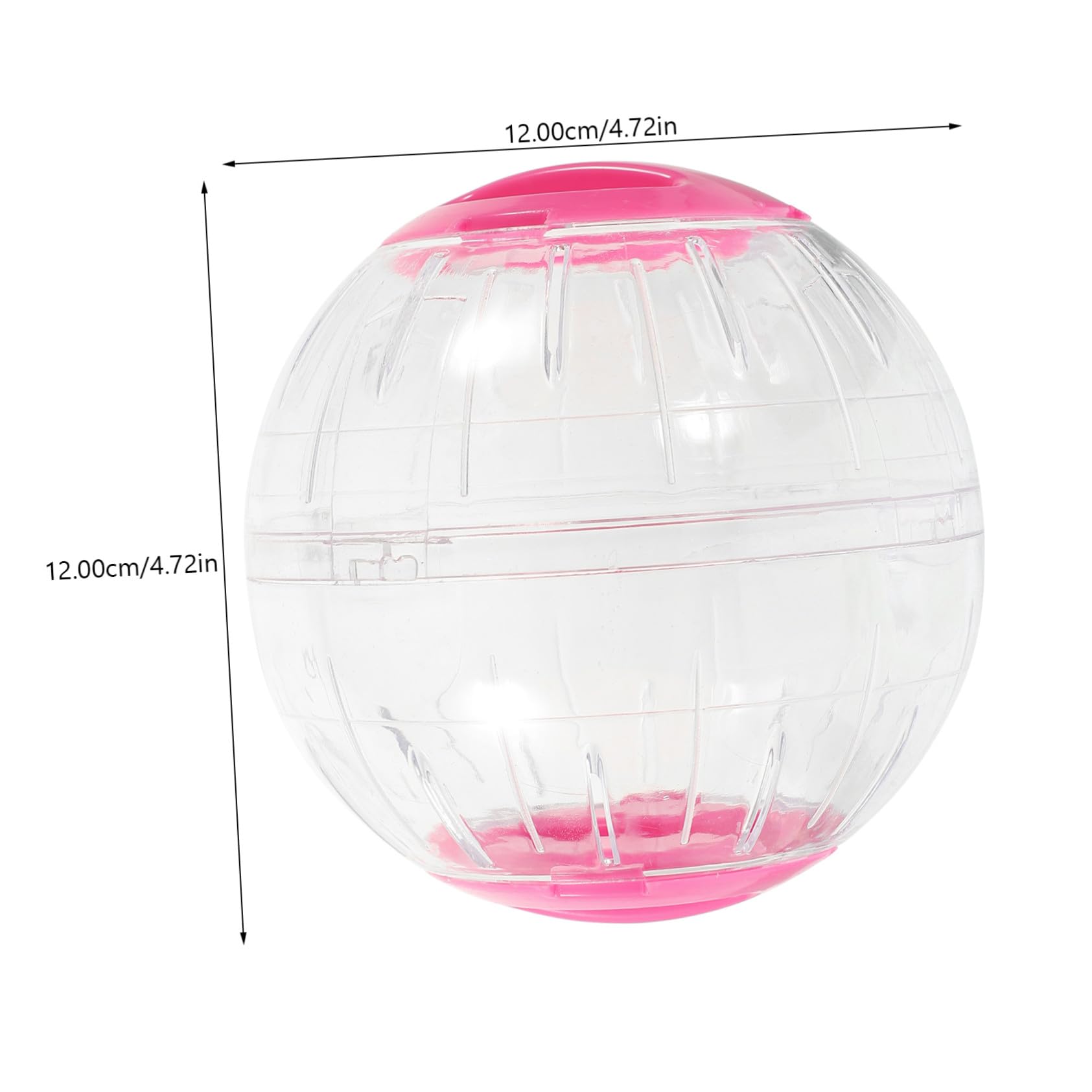TOYANDONA 4 Piezas Pelotas de Ejercicio para Hámster Transparente y Silencioso Ruedas para Roedores y Animales Pequeños Accesorios Portátiles para Jaulas Fácil de Transportar y Supervisar