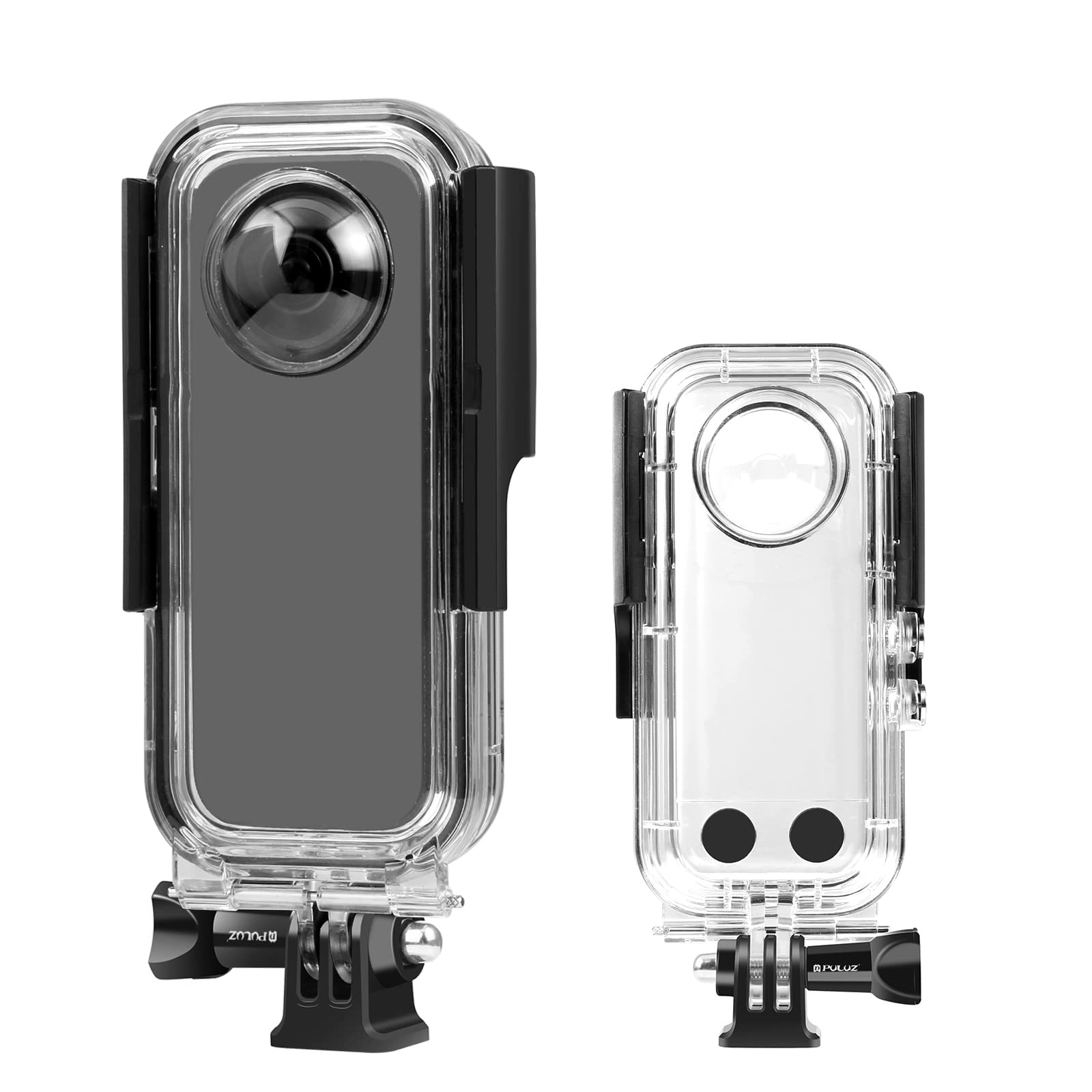 Funda impermeable para Insta360 X3, cámara de acción de 30 m, carcasa impermeable subacuática, con hebilla, kit de tornillos de montaje básico para deportes acuáticos
