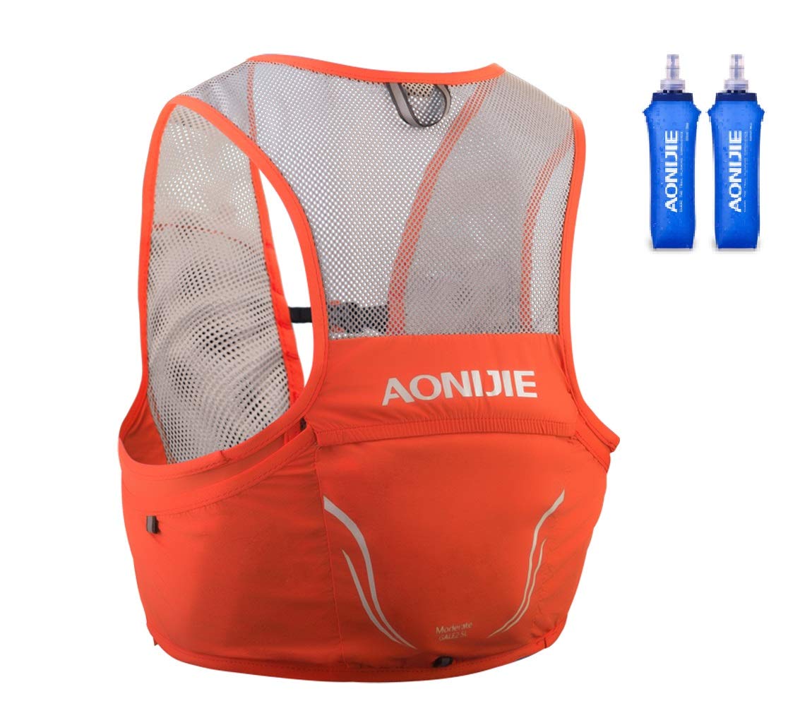 AONIJIE - Zaino da 2,5 l, per escursioni, campeggio, arrampicata, con 2 bolle d'acqua da 500 ml, AONIJIE