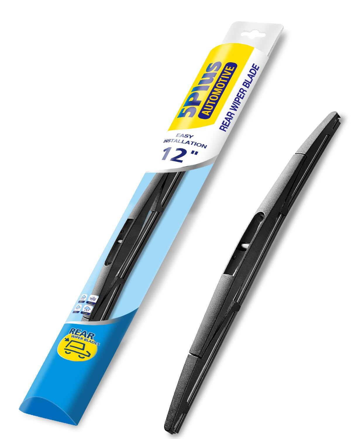 Amazon.com: 5 PLUS® 12 Inch Rear Wiper Blade Compatible With 2024