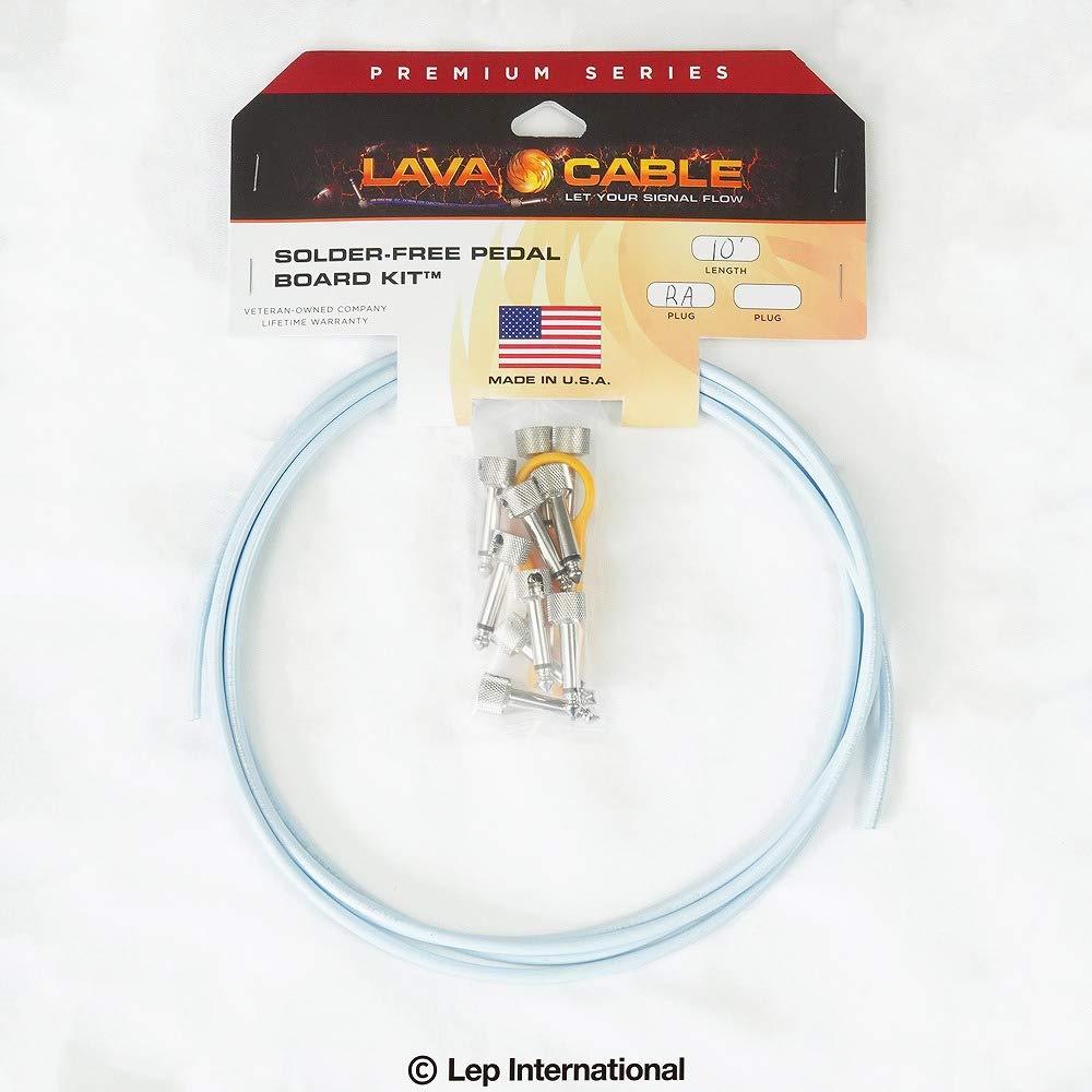 Amazon | Lava Cable Solder Free Kit Right Angle Blue 自作キット