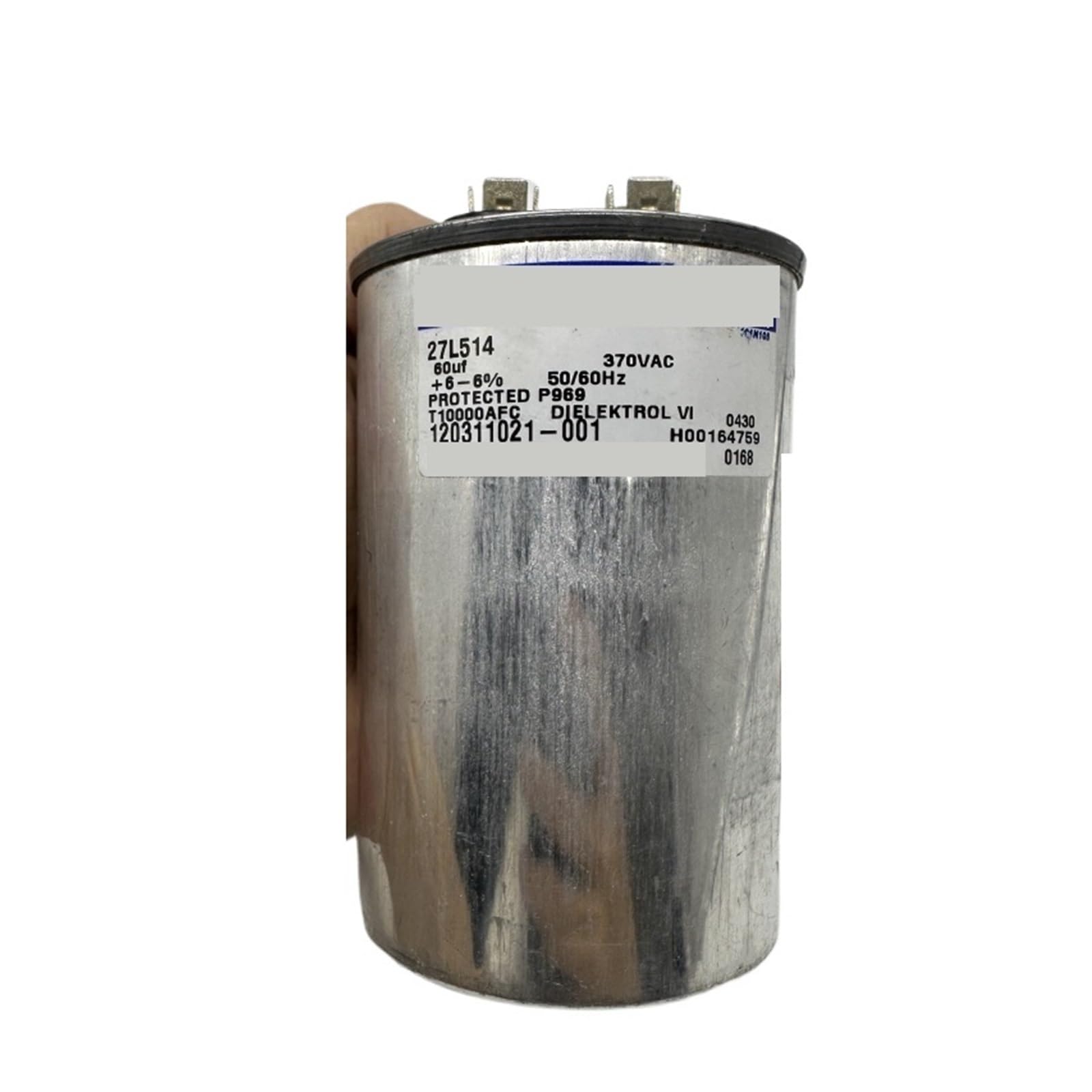 Condensateur 60UF 370VAC haute tension à tolérance de 6% pour régulation thermique
